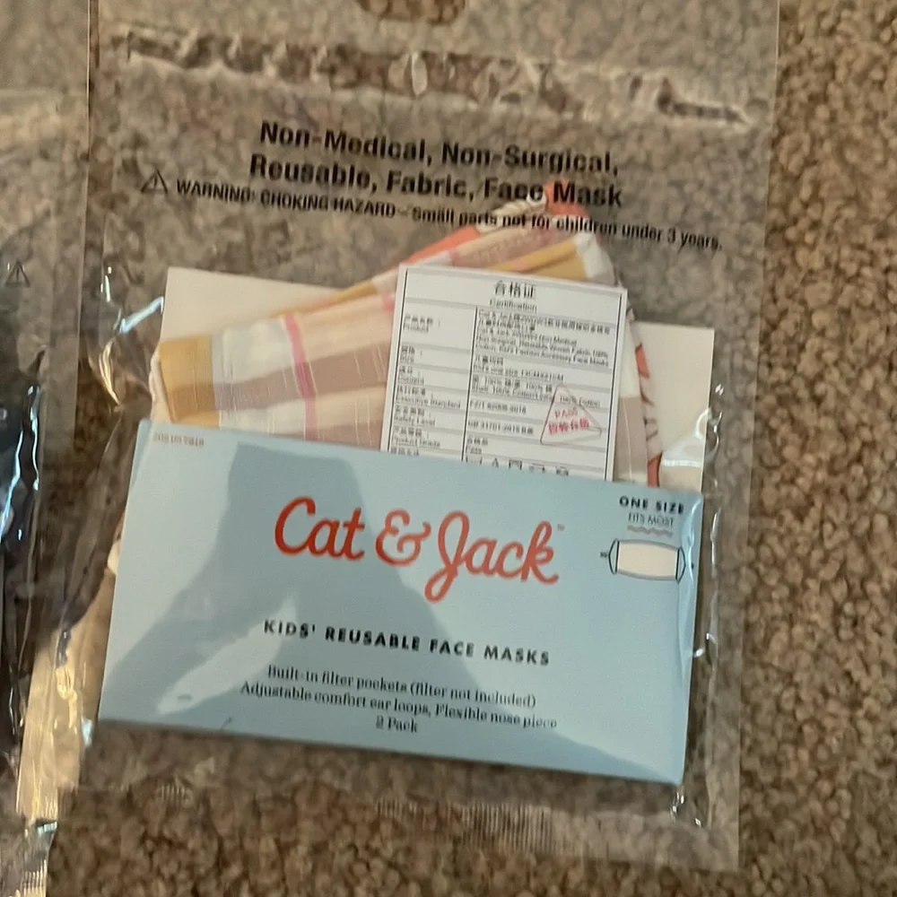 Mask 8 count Cat & Jack Kids Reusable Unisex